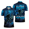 Not All Who Wander Are Lost Bigfoot Discs Golf Men's Golf Polo Shirt  Funny Golf Shirt HG   Dad Golf Gift