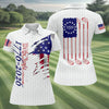 We The People 250 Anniversary 1776-2026 Distressed Flag Golf Shirt  HGFor Women  Patriotic 4th Of July Golf Shirt