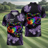 Fight Cancer In All Color Men's Polo Shirt HG Cancer Awareness Shirt  Cancer Survivor Shirt  Golf Gift For Men