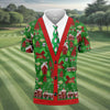 Christmas Pattern Fun Golf Shirt HG s For Men  Christmas Golf Shirt HG   Unique Gift For Golfer  Polo Shirts For Men