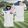 America 250 Anniversary 1776-2026 Golf Ball Pattern Patriotic Golf Shirt  HG Golf Tops For Men  Golf Shirts For Men