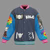 TT Kawwss Bomber Baseball Jacket   LN Favorite Characte Baseball Jacket  Art Sport Bomber Jacket  Comfortable Unisex Bomber  Trendy Jacket  Gift For Fan