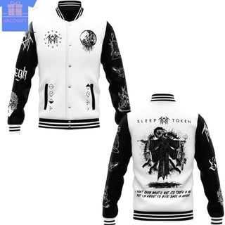 TT Sleep Token Baseball Jacket  Sleep Token 3d v2 Jacket All Over Print LN