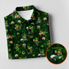 St Patrick's Day Golf Leprechaun Pose Shamrock Golf Shirt  HG Fun Golf Shirts For Men  Polo For Men