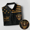 We The People 250 Years Golf Ball Pattern Black Golf Shirt HG   4th Of July Patriotic Golf Shirt HG  For Women