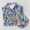 American Beer Cans Blue Golf Shirt HG   Golf And Beer Polo Shirts For Men  Golf Shirt HG s For Men