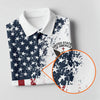 America 250 Mens Patriotic Apparel Men's United States Of America 1776-2026 Tops 4th Of July Shirt Polo Shirt HG