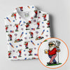 4th Of July Funny Man Golf And Beer USA Polo Shirt HG  Patriotic Golf Shirt  HG 250th Anniversary Golf Shirts For Men