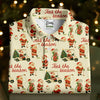 Tees The Season Funny Santa Claus Golf Tops For Men  Christmas Polo Shirt HG Polo Shirt HGs For Men  Golf Gift For Men