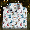 Christmas Characters Golf Pose Men's Funny Golf Shirts  Christmas Golf Shirt  HG Polo Shirt HGs For Men