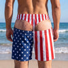 USA Funny Men’s Swim Trunks, Custom Fake Underwear Beach Shorts, Wide Load Birthday Gag Gift For Him, Summer Gag Gift For Men, Summer Vacation hg