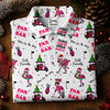 Christmas Flamingo Par Then Bar Women's Golf Shirt HG s  Christmas Golf Shirt HG   Ladies Golf Shirt HG s  Women's Golf Gifts