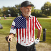 American Flag Custom Golf Polo Shirt HG  Funny Golf Shirt  HG 4th Of July Golf Shirt  HG America 250 Anniversary Shirt