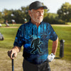 Not All Who Wander Are Lost Bigfoot Men's Golf Polo Shirt HG  Funny Polo Shirt HG Dad Golf Gift