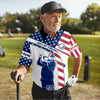 Funny Tru.mp HG Golf Of America Custom Polos For Men  Mens Golf Gift  US 250 Anniversary Golfing Apparel