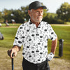 I'm Not Swearing I'm Using My Golf Words Custom Men's Golf Polo Shirt  Hilarious Golf Shirt HG