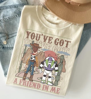 TT Retro WDW Youâve Got A Friend In Me Shirt Toy Characters Tee  WDW Trip Shirt  Family Matching Shirt HFN Shirt