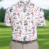 Par Then Bar Flamingo Polo Shirt HG Fun Golf Shirts Mens  Golf Hoodie Mens  Matching Golf Shirts