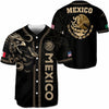 TT Mexico Flag Baseball Jersey  Green White Red Button Up Shirt LN