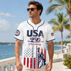 TT USA 250th Anniversary Baseball Jersey 1776?2026 Patriotic Independence Day 4th of July Liberty Statue Print LN