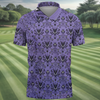 Haunted Mansion Hitchhiking Ghosts Men's Golf Polo Shirt HG  Golfing Apparel  Mens Golf Gift