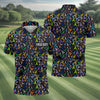 Cancer Sucks In Every Color Golf Tops For Men  Mens Golf Polo Shirt HGs  Cancer Awareness Shirt  Cancer Survivor Shirt