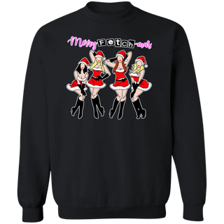Merry Fetchmas sweatshirt, Ugly Christmas Sweater, Funny Xmas Sweatshirt, Cute Womens Holiday Shirt Mean Girl, moms group shirts