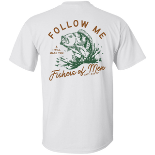 Fishers of Men Hoodie Design, Retro Christian, Vintage Men's Bible Shirt, Minimal Christian Dad