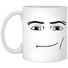 Man Face Mug 11oz Double Sided Ceramic Mug Gamer Face Mug Gamer Mug