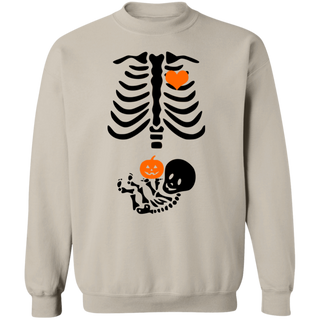 Skeleton Halloween Maternity Sweatshirt, Funny Pregnancy Announcement Shirt 2023, Pregnant Women Costume, Fall New Mom Sweater, Mommy to Be