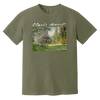 Monet T-Shirt, Comfort Colors Monet Art T Shirt, Landscape Parc Monceau, Monet Apparel, Art Aesthetic Shirt, Art Lover Gift Tee