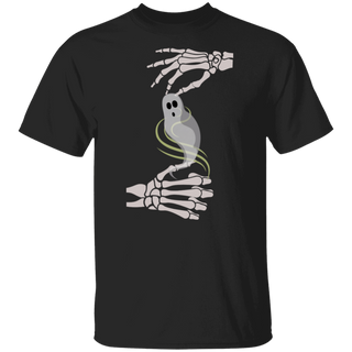 ASL Ghost T-Shirt, Spooky Ghost Shirt Halloween Shirt For Deaf Community Deaf Education Teacher Shirt Interpreter Shirt