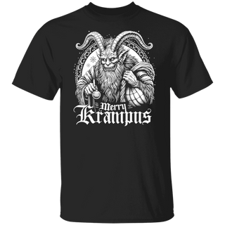 Merry Krampus Christmas Shirt / Unisex Black Tee / Christmas Party / Happy New Year / Alternative Christmas / Horror T-Shirt