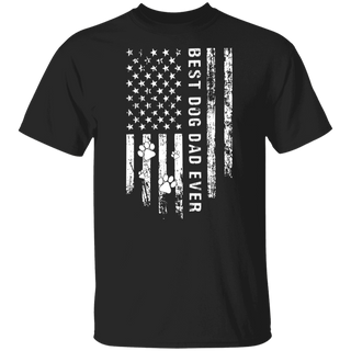 Dog Dad Shirt | Dog Dad Shirt For Fathers Day, Dog Dad Shirt For Dad Birthday, Best Dog Dad Ever, Funny Dog Dad Gift, American Flag Shirt