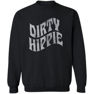 Dirty Hippie Unisex Crewneck Black Sweatshirt