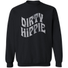 Dirty Hippie Unisex Crewneck Black Sweatshirt