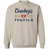 Cowboys and Tequila Sweatshirt, Oversized Sweatshirt, Coors, Cowboy Sweatshirt, Cowgirl Sweatshirt, Country, Rodeo, Alcohol, Beer, Tequila