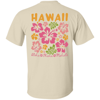 Hawaii Shirt Hibiscus Tshirt Aloha Ohana Mahalo Graphic Tees Tropical Flowers Top Coconut Girl Clothes Ocean Inspired Style Plumeria Floral