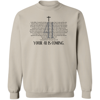 Your 41 Is Coming Sweatshirt, Jesus Faith, Christian Cross Love Jesus Shirt
