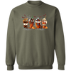 Skeleton Coffee Cups Sweatshirt, Coffee Cups Sweatshirt, Skull Coffee Cup Sweatshirt, Skeleton Halloween Sweatshirt, Coffee Lover Sweatshirt