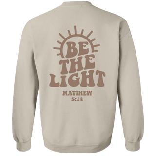 Be The Light Sweatshirt Gift For Christians, Mathew 5:14 Sweatshirt, Bible Verse Sweater, Religious Hoodie, Faith Outfit, Church Sweatshirt