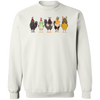Chicken Christmas Lights Sweatshirt, Farm Animal Christmas Shirt, Funny Chicken Lover Sweater, Christmas Chicken Crewneck, Christmas Lights