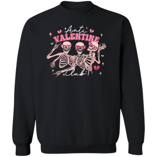 Anti Valentine Club Sweatshirt Black