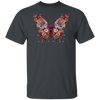 Butterfly Floral Shirt | Butterfly T-Shirt | Butterfly Graphic Shirt | Gift For Her | Flowers Gift T-Shirt | Botanical Tee | Butterfly Gift