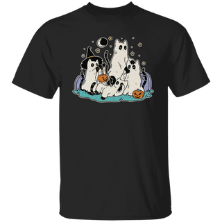 Ghost Halloween Cats Shirt, Halloween Sweatshirt, Halloween Cat Shirt, Funny Halloween Shirt, Halloween Shirt, Cat Shirt, Ghost Cat Shirt