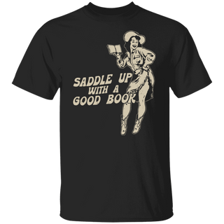 Bookish Cowgirl Shirt | Retro Western Book Lover Shirt Country Bookish Tee, Bookish Gift For Her, Country Girl Reader BookTok