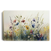 Flowers Canvas Wall Art Print, Wildflower Wall Art, Flower Painting, Flower Home Wall Decor, Floral Wall Art