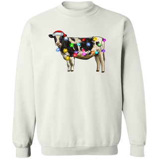 Christmas Sweatshirt,Cute Cow Christmas Sweatshirt,2023 Merry Christmas,Merry Christmoos,2023 Happy New Year,Christmas Gift,Christmas Light