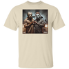 Vintage Jason And Michael Halloween Heart Hands T-Shirt, Michael Myer Halloween T-Shirt, Horror Movie T-Shirt, Halloween Movie T-Shirt