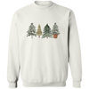 Watercolor Christmas tree Sweatshirt, Christmas Sweatshirt, Gift Idea, minimal Christmas Sweater, Christmas Gift, holiday apparel